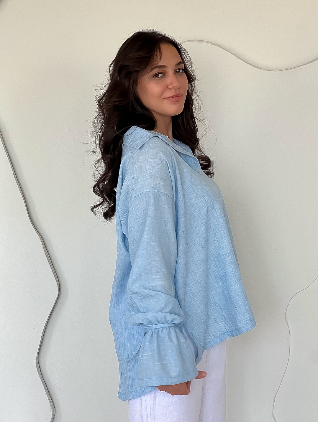 Baby Blue Drop Shirt