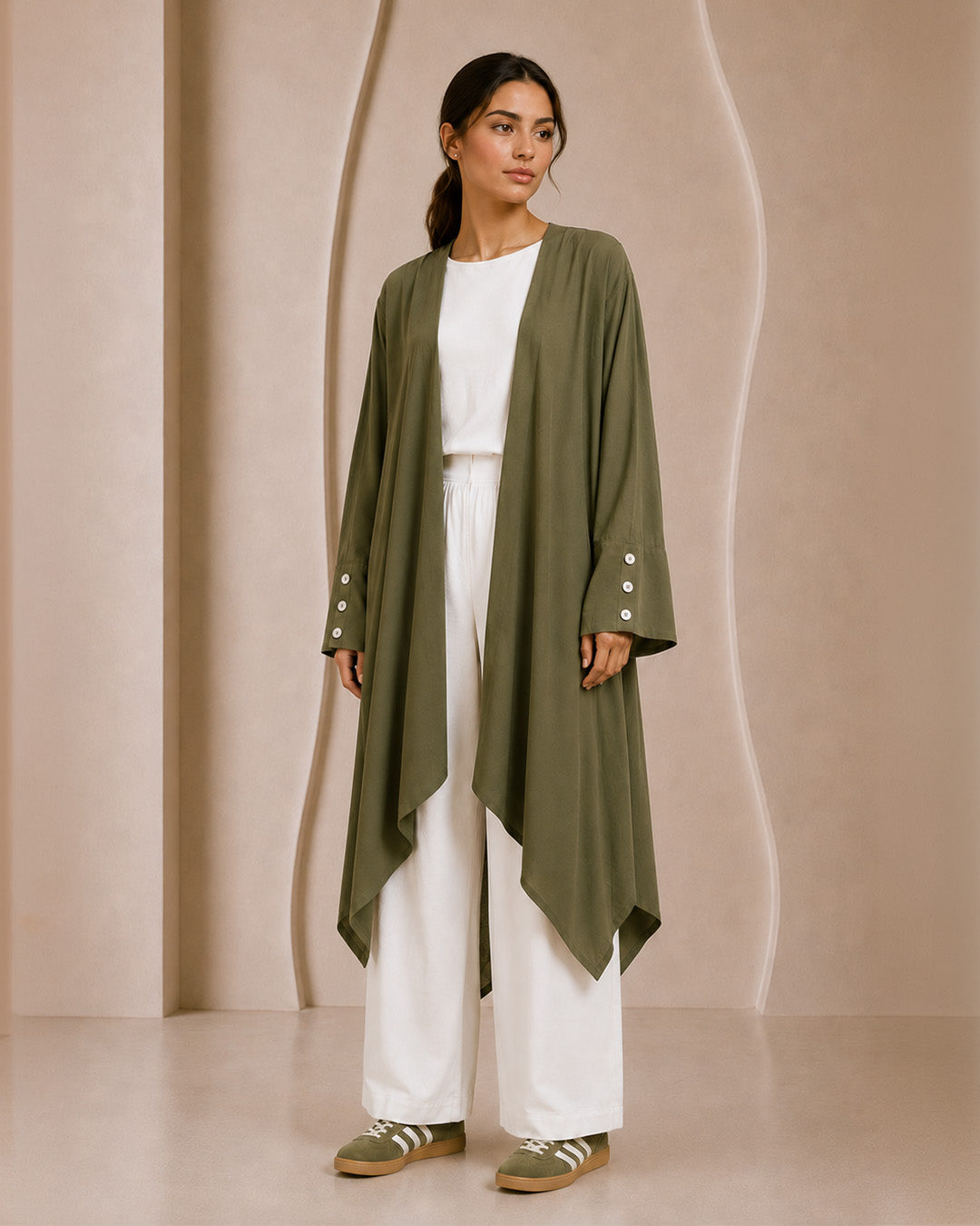 Olive Breeze cardigan – myyaqeen